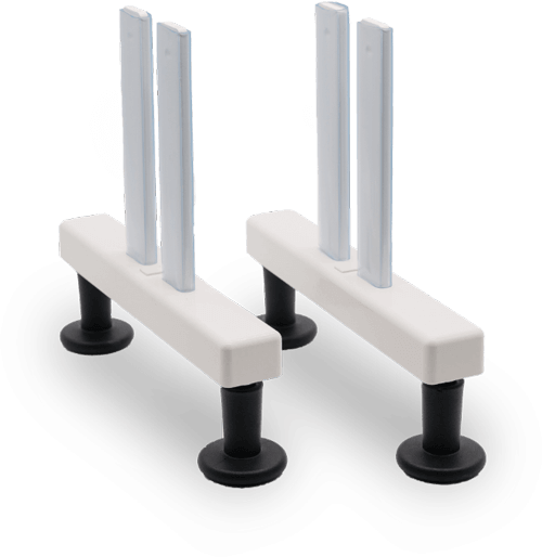 Aluminium-Standfuß für AeroFlow-Elektroheizungen