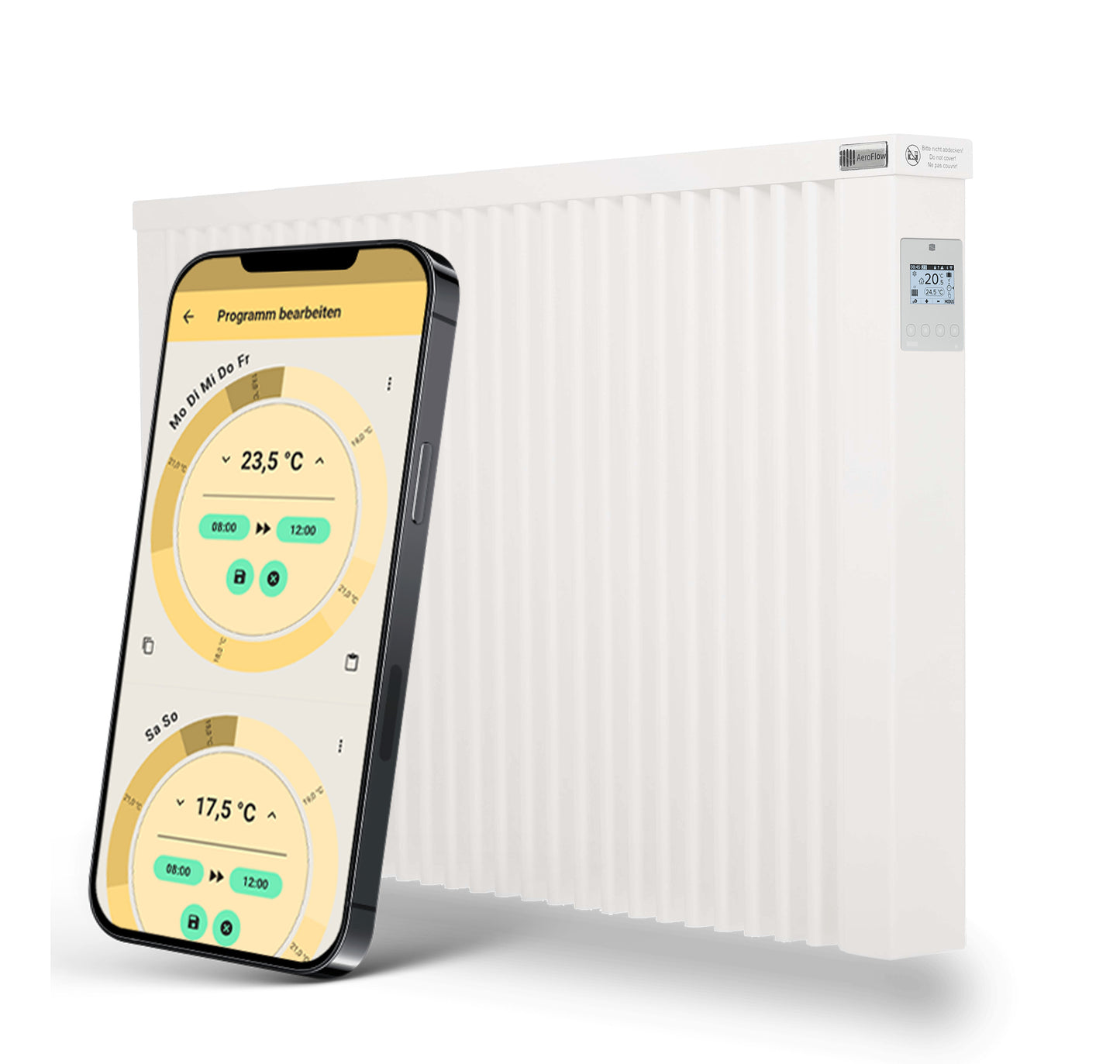 AeroFlow® Elektroheizung MIDI 1950 mit FlexiSmart-Steuerung